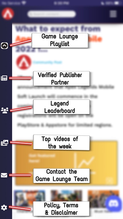 Apex Legends Mobile Gamelounge User Guide